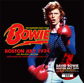 DAVID BOWIE / BOSTON JULIO DE 1974 JOE MALONEY MASTER (2 CD)