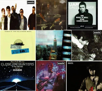 OASIS / 9 TÍTULOS (15 DISCOS)