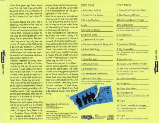 OASIS / 9 TÍTULOS (15 DISCOS)