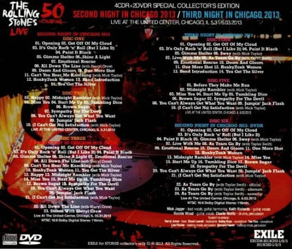 The Rolling Stones / 50 & Counting... 2013 3-Title Set (10 CDRs + 5 DVDs)