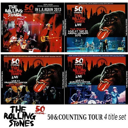 THE Rolling Stones / 50 & Counting... 2012 2013 L.A. New Jersey LONDON NEW YORK 4-Title Set (10 CDR + 3 DVDR)