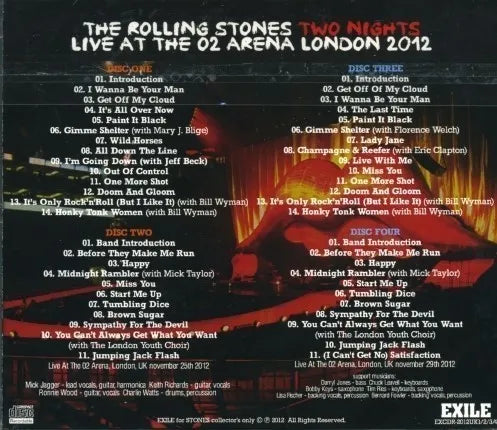 THE Rolling Stones / 50 & Counting... 2012 2013 L.A. New Jersey LONDON NEW YORK 4-Title Set (10 CDR + 3 DVDR)