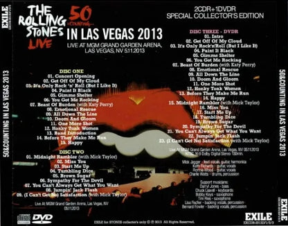 THE ROLLING STONES / 50 & Counting... 2013 TORONTO REVISITED HYDE PARK etc 4 title set (10CDR+5DVDR)