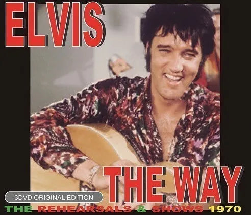 ELVIS PRESLEY / THE WAY 1970 REHEARSALS & SHOWS PRO SHOT (3DVDR)
