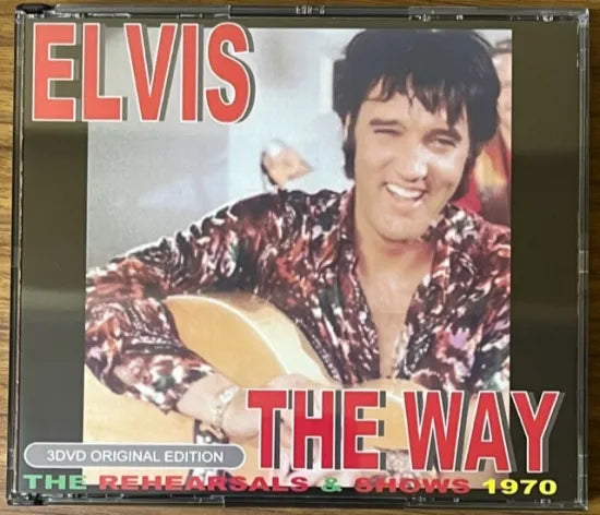 ELVIS PRESLEY / THE WAY 1970 REHEARSALS & SHOWS PRO SHOT (3DVDR)