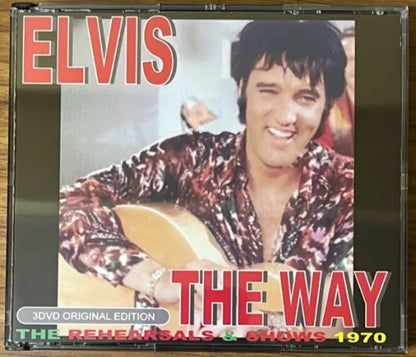 ELVIS PRESLEY / THE WAY 1970 REHEARSALS & SHOWS PRO SHOT (3DVDR)