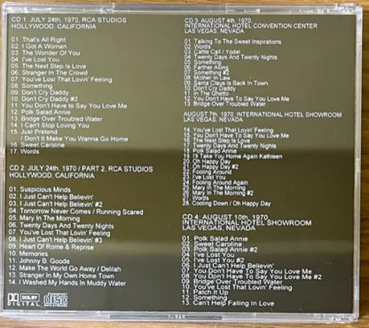 ELVIS PRESLEY / 1970 RCA & INTERNATIONAL HOTEL REHEARSALS & SHOWS (4CDR)