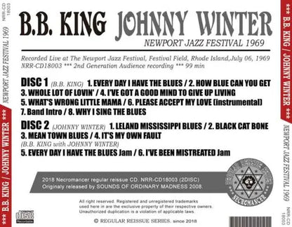 BB KING / JOHNNY WINTER / FESTIVAL DE JAZZ DE NEWPORT 1969 (2 CD)