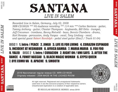 SANTANA / LIVE IN SALEM (2CDR)