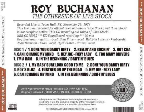 ROY BUCHANAN / THE OTHERSIDE OF LIVE STOCK (2CDR)