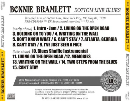 BONNIE BRAMLETT / BOTTOM LINE BLUES (1CDR)