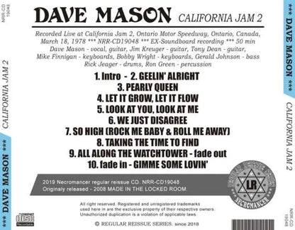 DAVE MASON / CALIFORNIA JAM 2 (1CDR)