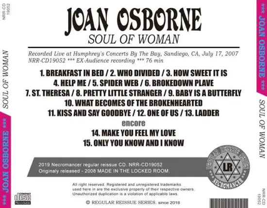 JOAN OSBORNE / SOUL OF WOMAN (1CDR)