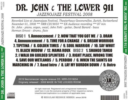 DR. JOHN & THE LOWER 911 / JAZZNOJAZZ FESTIVAL 2008 (2CDR)