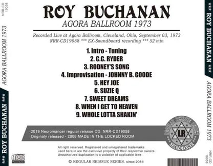ROY BUCHANAN / AGORA BALLROOM 1973 (1CDR)