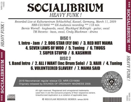 SOCIALIBRIUM / HEAVY FUNK ! (2CDR)