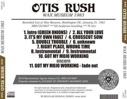 OTIS RUSH / MUSEO DELLE CERE 1983 (1CDR)