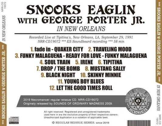 SNOOKS EAGLIN CON GEORGE PORTER JR. / A NEW ORLEANS (1CDR)
