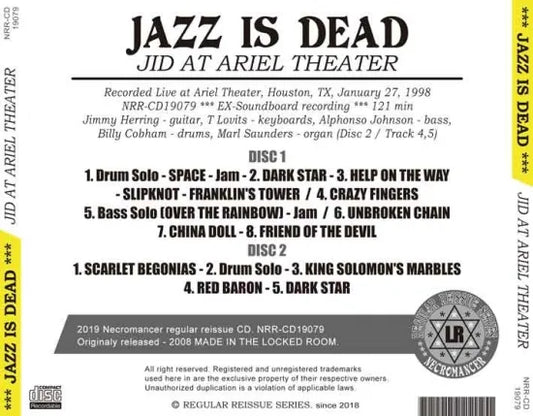 JAZZ IS DEAD / JID AT ARIEL THEATER (2CDR)