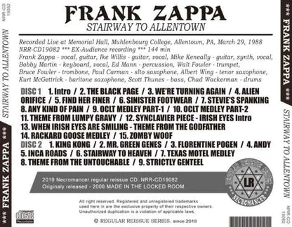 FRANK ZAPPA / STAIRWAY TO ALLENTOWN (2CDR)