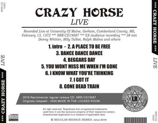 CRAZY HORSE / LIVE (1CDR)