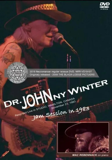 DR. JOHN WITH JOHNNY WINTER / JAM SESSION IN 1983 (1DVDR)