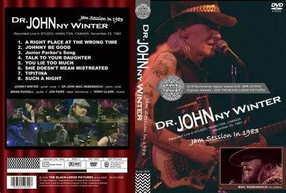 DR. JOHN WITH JOHNNY WINTER / JAM SESSION IN 1983 (1DVDR)