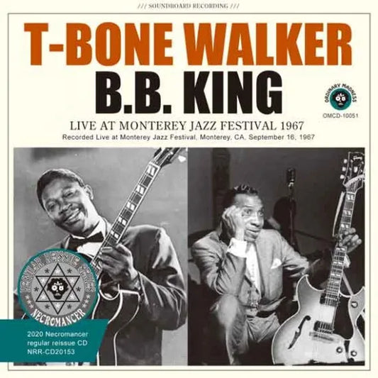 T-BONE WALKER CON BB KING / EN DIRECTO EN EL FESTIVAL DE JAZZ DE MONTEREY 1967 (1 CDR)