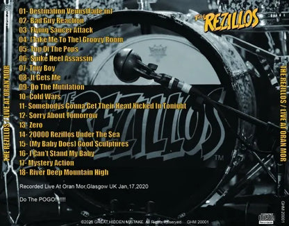 THE REZILLOS / LIVE AT ORAN MOR (1CDR)
