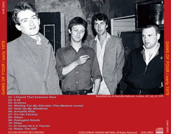 GANG OF FOUR / early 1979 (1CDR)