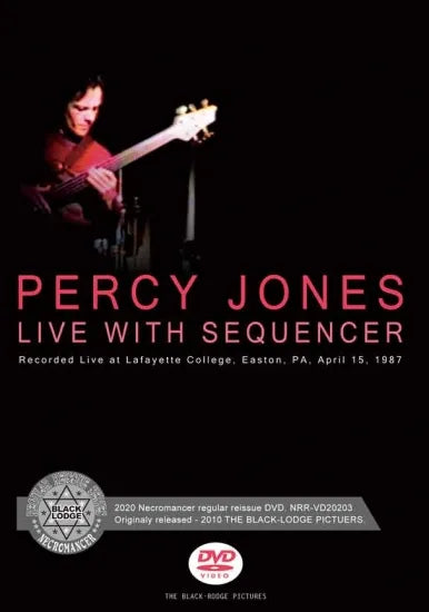 PERCY JONES / LIVE WITH SEQUENCER (1DVDR)