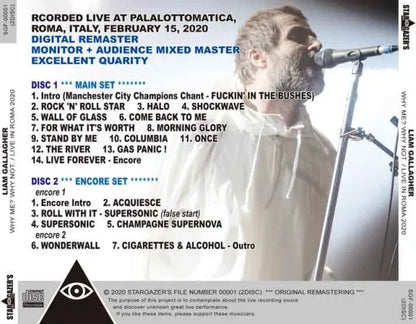 LIAM GALLAGHER / LIVE IN ROMA 2020 (2CDR)