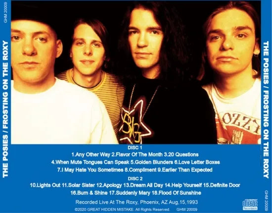 THE POSIES / FROSTING ON THE ROXY (2CDR)