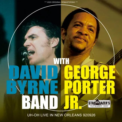 DAVID BYRNE BAND WITH GEORGE PORTER JR. / UH-OH LIVE IN NEW ORLEANS 920926 (2CDR)