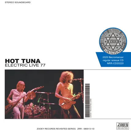HOT TUNA / ELECTRIC LIVE 77 (2CDR)