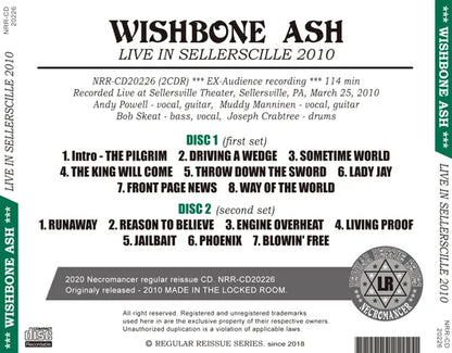 WISHBONE ASH / LIVE IN SELLERSCILLE 2010 (2CDR)