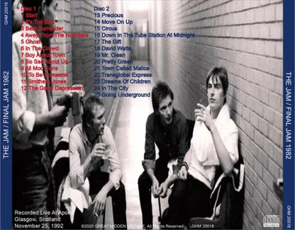 THE JAM / FINAL JAM 1982 (2CDR)