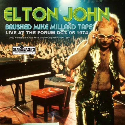 ELTON JOHN / BRUSHED MIKE MILLARD TAPE LIVE AT THE FORUM OCT. 05 1974 (2CDR)