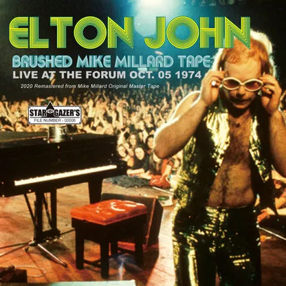 ELTON JOHN / BRUSHED MIKE MILLARD TAPE LIVE AT THE FORUM OCT. 05 1974 (2CDR)
