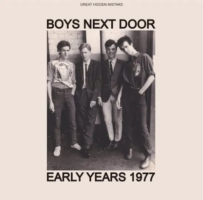 THE BOYS NEXT DOOR / EARLY YEARS 1977 (1CDR)