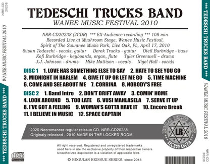TEDESCHI TRUCKS BAND / WANEE MUSIC FESTIVAL 2010 (2CDR)