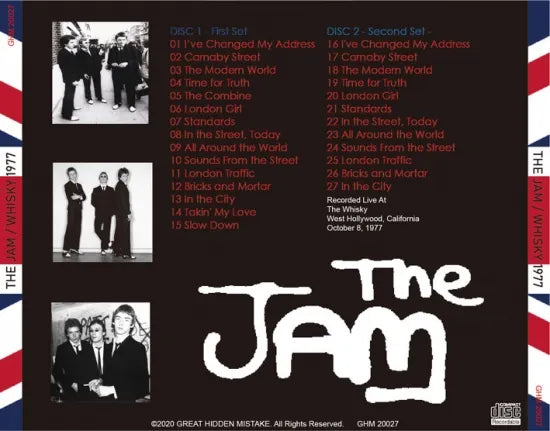 THE JAM / WHISKY 1977 (2CDR)