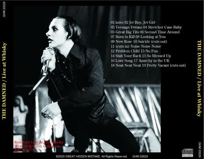 THE DAMNED / Live at Whisky (1CDR)