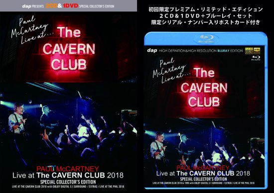 PAUL McCARTNEY / Live at The CAVERN CLUB 2018 [2CD/1DVD+1BLURAY]
