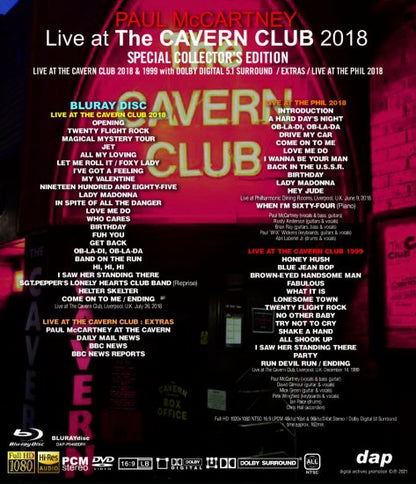 PAUL McCARTNEY / Live at The CAVERN CLUB 2018 [2CD/1DVD+1BLURAY]
