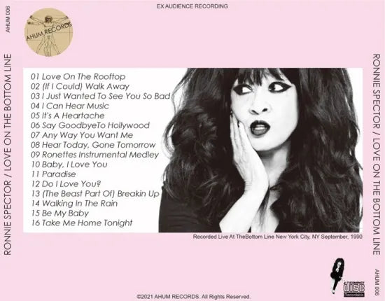RONNIE SPECTOR / LOVE ON THE BOTTOMLINE (1CDR)