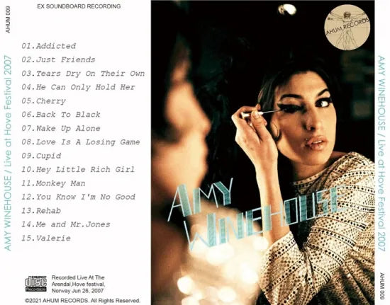 AMY WINEHOUSE / Live at Hove Festival 2007 (1CDR)
