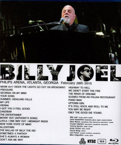 BILLY JOEL / IN CONCERT AT PHILIPS ARENA ATLANTA 2015 (1BD-R)