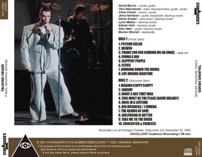 TALKING HEADS / FINAL MAKING SENSE (2CDR)