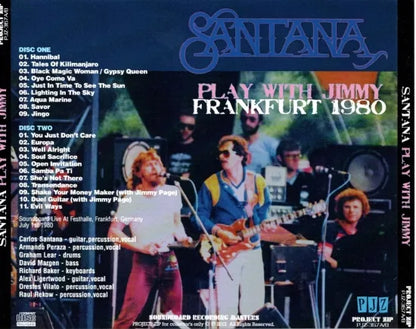 Santana / Play With Jimmy SOUNDBOARD (2CDR)